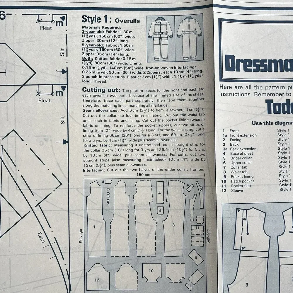 Vintage Designer Sewing Patterns Uncut Lot Of 4 Toddler Clothes Dresses Suit 70s